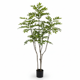 Artificial Lush Green Ficus Tree - 150cm (5ft)